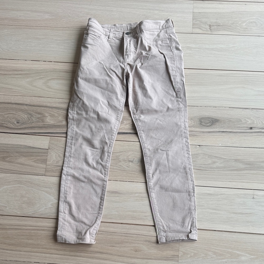 J Brand Women's Cropped Jeans in Light Tan